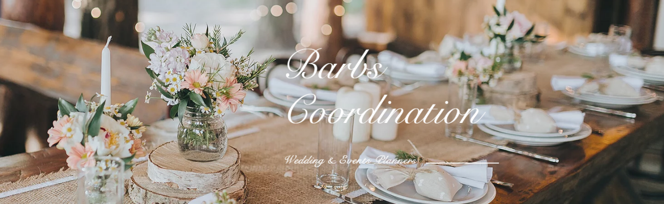 Wedding dining table with decorations